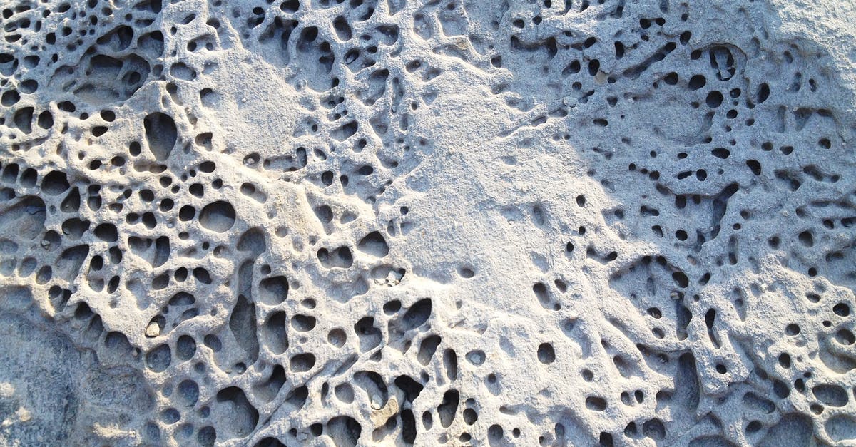 How to remove salt from sun-dried tomatoes - Textured stone surface of sea coral