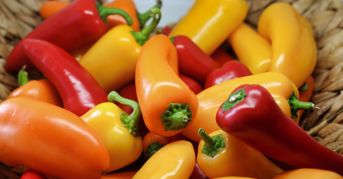 How to remove the bitter taste from green bell pepper? - Shallow Focus Photography of Yellow and Red Bell Peppers in Basket How to remove the bitter taste from green bell pepper? - Shallow Focus Photography of Yellow and Red Bell Peppers in Basket