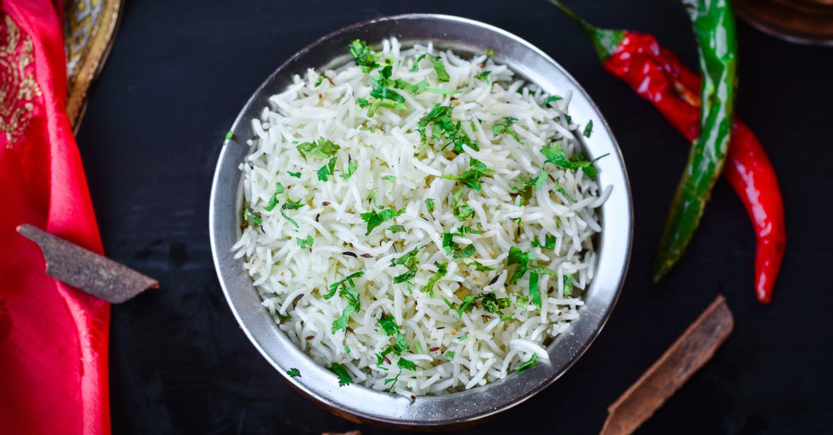 How to retain the saltiness and spicy flavour of biryani rice? - Green Vegetable in Stainless Steel Bowl How to retain the saltiness and spicy flavour of biryani rice? - Green Vegetable in Stainless Steel Bowl