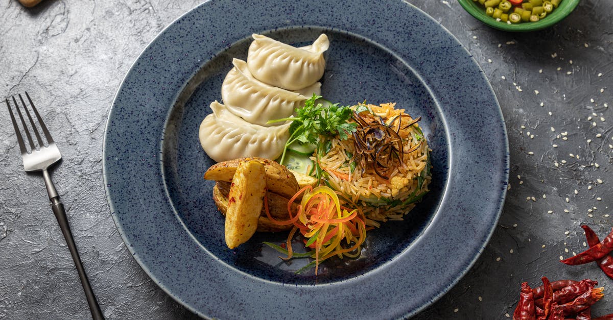 How to rice potatoes - Food Plating of Rice and Dim Sum