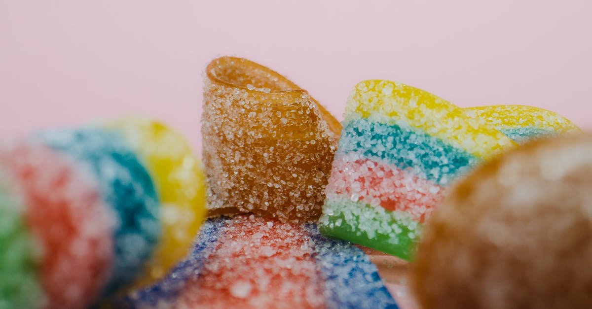 How to soften hard gummy candies - Sour Power Candies in Close-Up Photography How to soften hard gummy candies - Sour Power Candies in Close-Up Photography