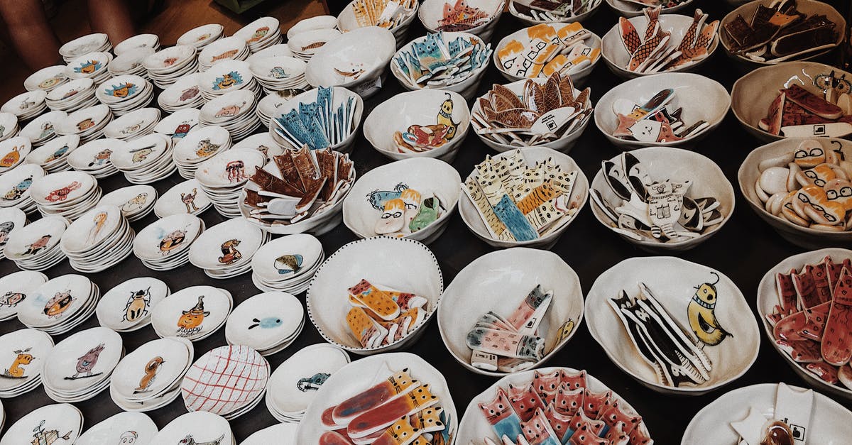 How to store clay dishes? - Assorted-color of Bowls and Saucer Lot How to store clay dishes? - Assorted-color of Bowls and Saucer Lot