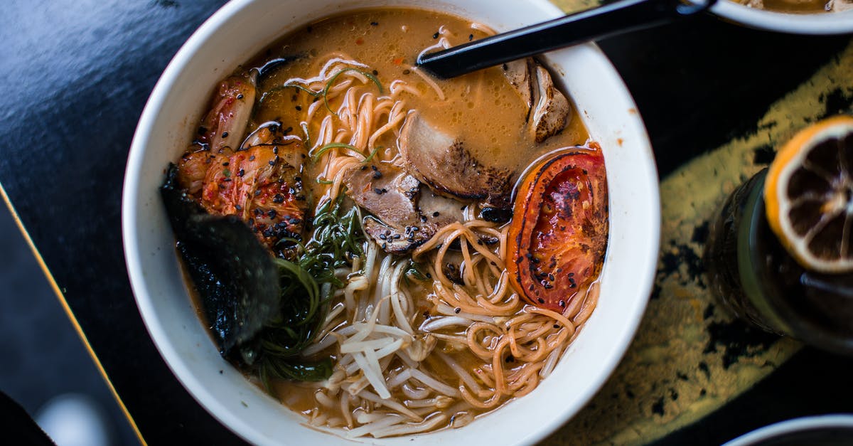 How to thaw soup without noodles going mushy - Noodle Soup in White Ceramic Bowl How to thaw soup without noodles going mushy - Noodle Soup in White Ceramic Bowl