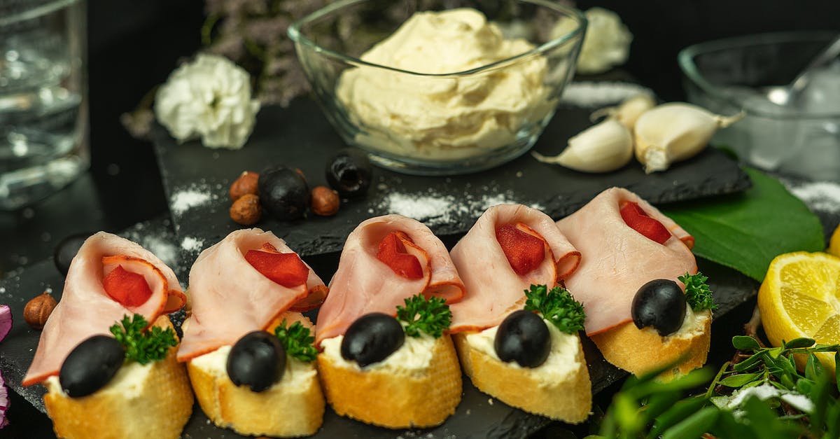 How to thicken garlic dressing - Close Up Photo of Ham Sandwiches
