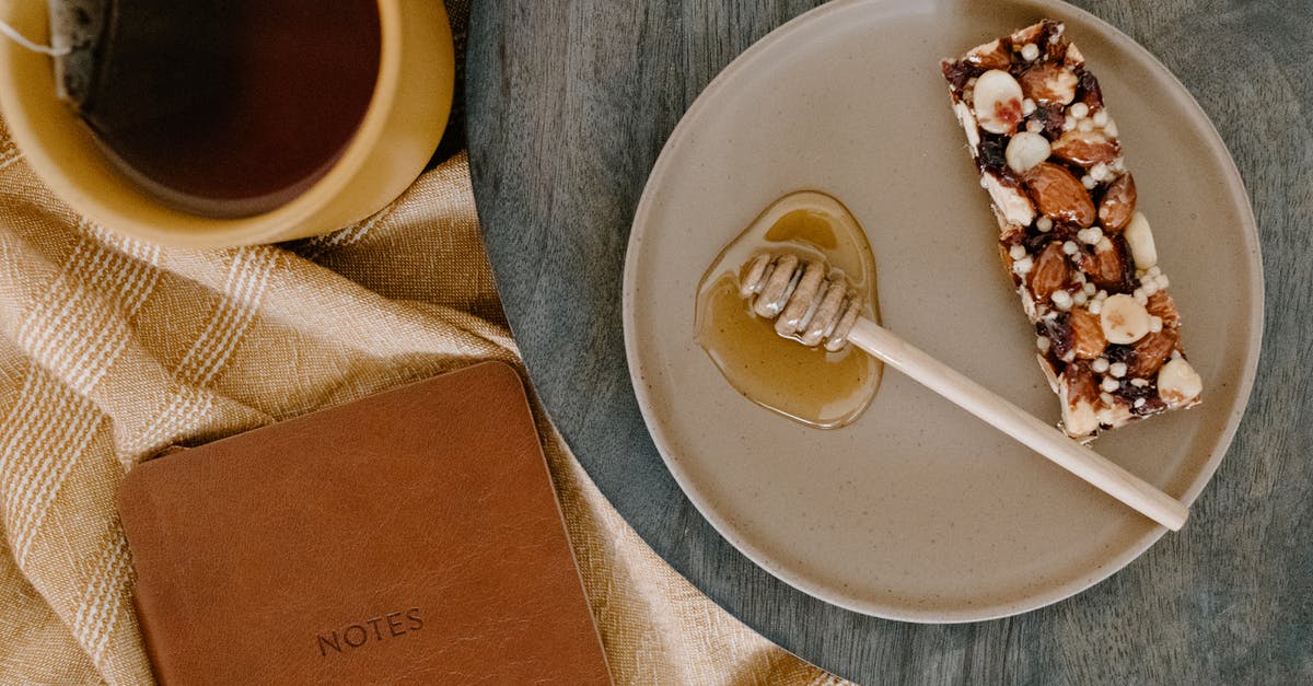 How to use a honey dipper? - A Delicious Bar of Nuts and Honey on a Plate How to use a honey dipper? - A Delicious Bar of Nuts and Honey on a Plate
