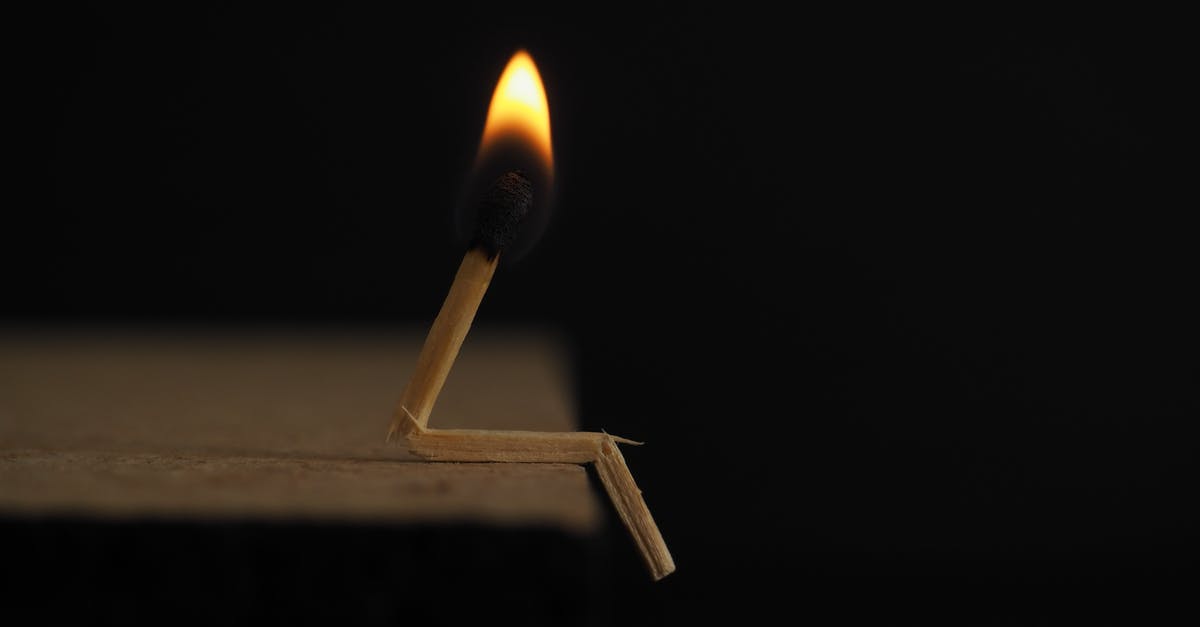 I always burn my fudge. Why? - Lighted Matchstick on Brown Wooden Surface I always burn my fudge. Why? - Lighted Matchstick on Brown Wooden Surface