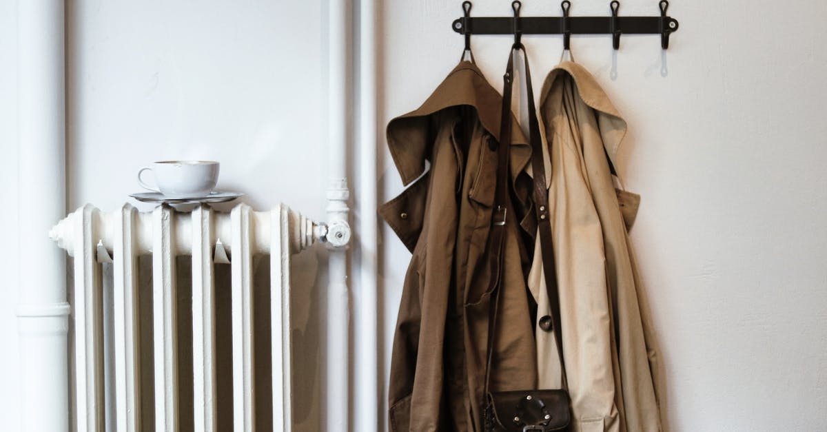 I bought a cast iron skillet and after washing it and then heating it I got a color like rust - Coats and shoulder bag on hooks in house I bought a cast iron skillet and after washing it and then heating it I got a color like rust - Coats and shoulder bag on hooks in house