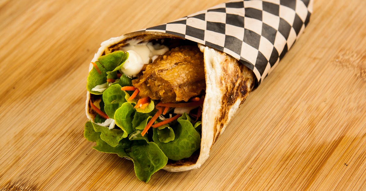 I forgot my falafel and shawarma wrap [duplicate] - Shawarma Wrapped on Checkered Wax Paper