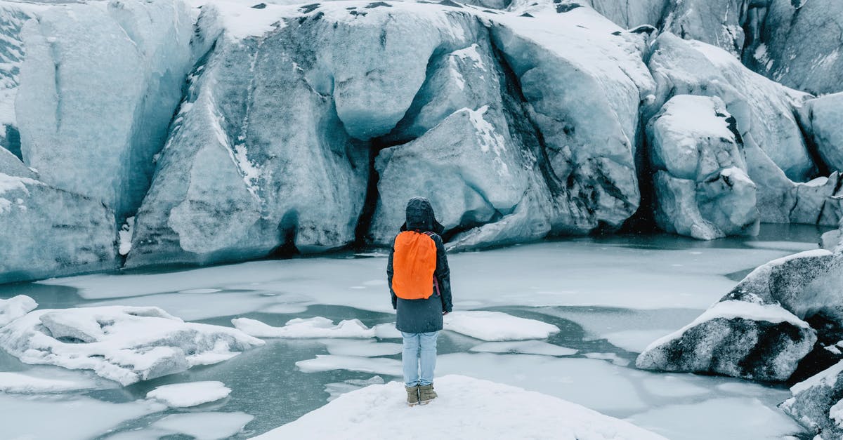 I put frozen veg back in the fridge instead of freezer [duplicate] - Person Standing on Ice near Glacier