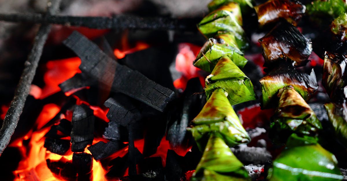 If I burn my food, will I consume less calories as I have already burnt them? [closed] - Grilled Leaves in Stick