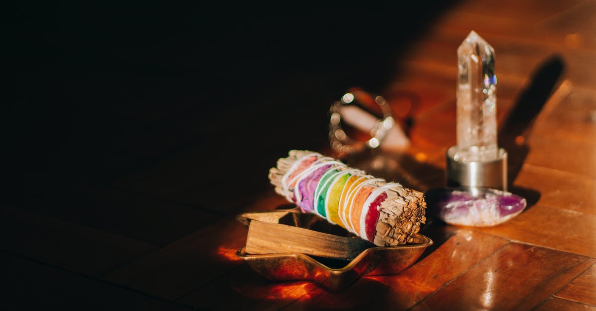 Improve flavor of Sorbet made in Magic Bullet? - Collection of smudge sticks on wooden floor