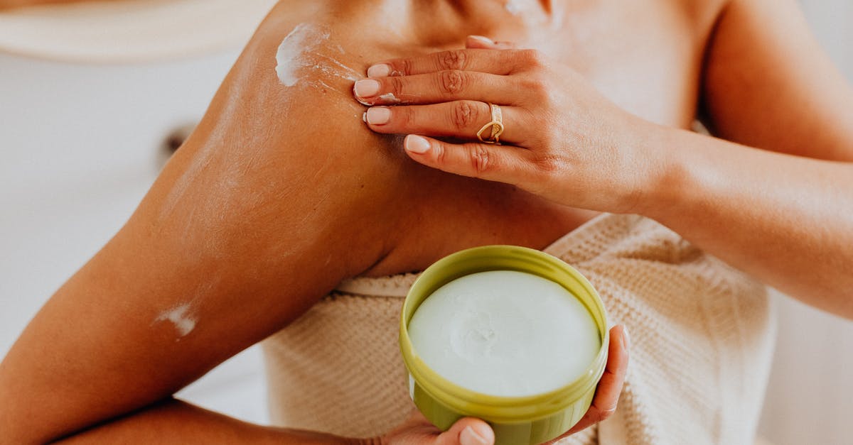 Irish Cream Manufacturing - Person With White Powder on Her Body Irish Cream Manufacturing - Person With White Powder on Her Body