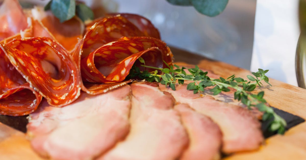 Is cured meat broth edible? - Slices of Meat Item with Green Leaves Is cured meat broth edible? - Slices of Meat Item with Green Leaves