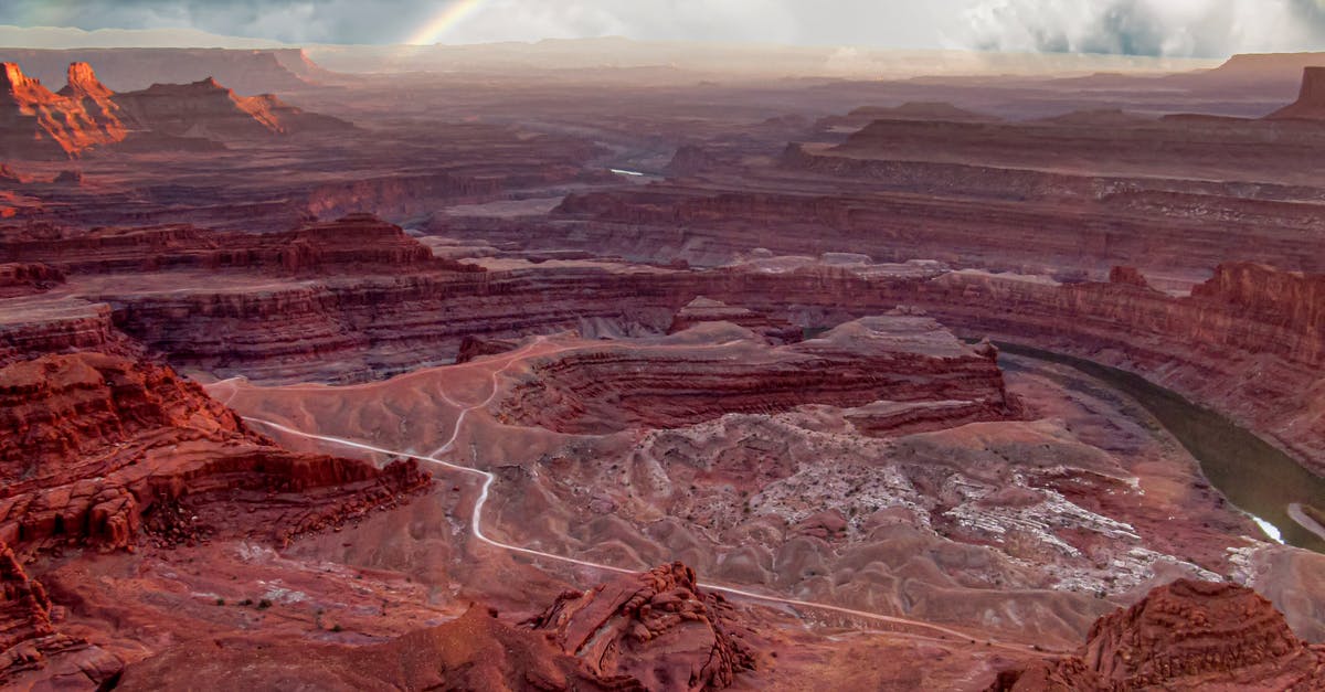 Is free-range veal available in the US? - Amazing view of scenic canyon with red colored rock formations and narrow curvy river under blue sky with picturesque rainbow Is free-range veal available in the US? - Amazing view of scenic canyon with red colored rock formations and narrow curvy river under blue sky with picturesque rainbow
