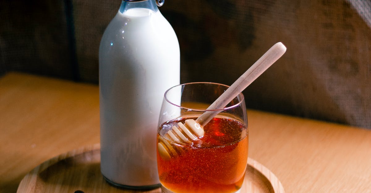 Is it ok to refrigerate almond milk after I add honey to it? - Milk And Honey On Wooden Tray Is it ok to refrigerate almond milk after I add honey to it? - Milk And Honey On Wooden Tray