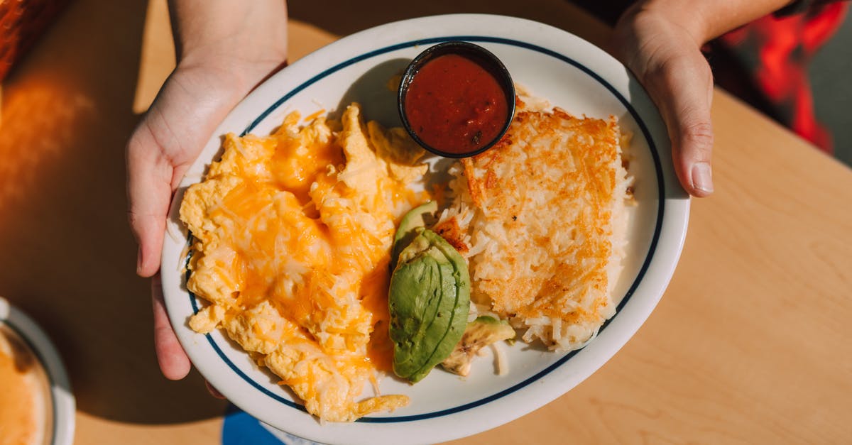 Is it OK to reheat hash browns the next morning? - Plate of Eggs and Hash Browns Is it OK to reheat hash browns the next morning? - Plate of Eggs and Hash Browns