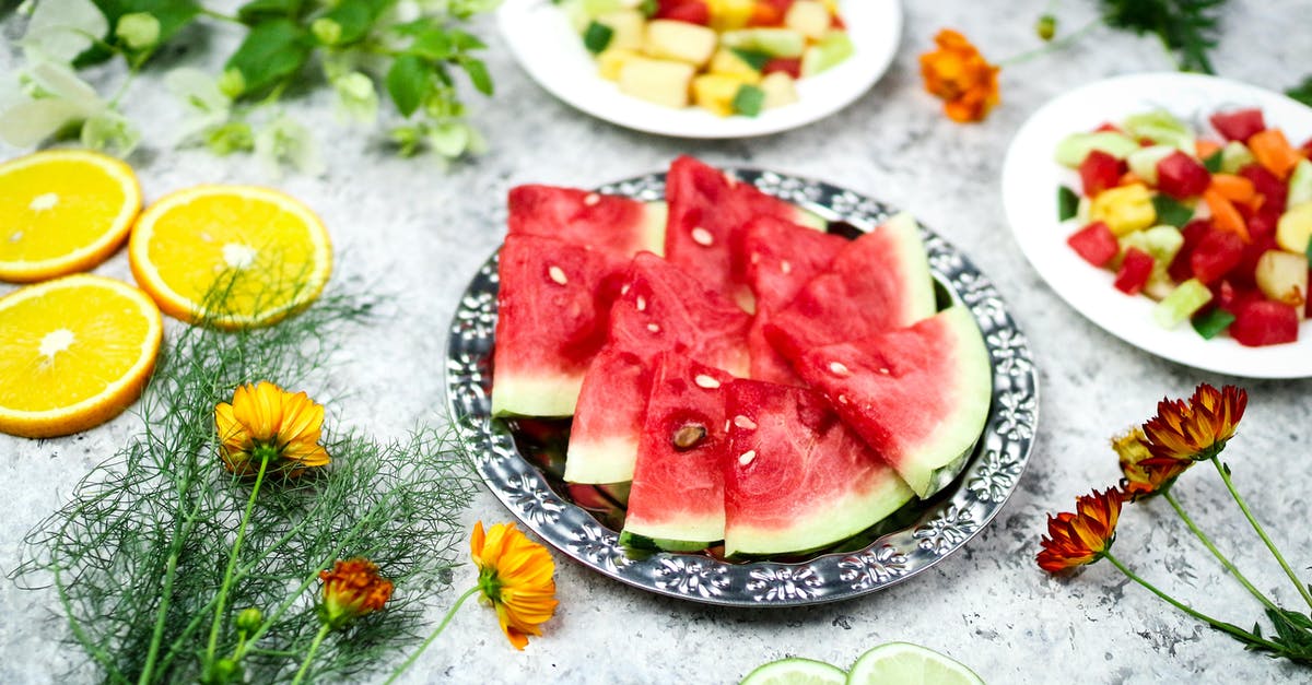 Is it okay to eat silver - Sliced Watermelon on White Ceramic Plate Is it okay to eat silver - Sliced Watermelon on White Ceramic Plate