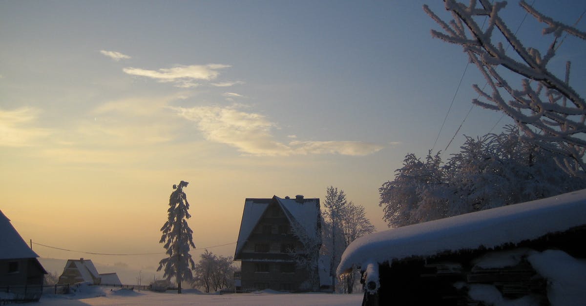 is it okay to freeze calamari after cooking, even though it was frozen at time of purchase? - Calm remote rural area with wooden houses all covered with snow in sunset light