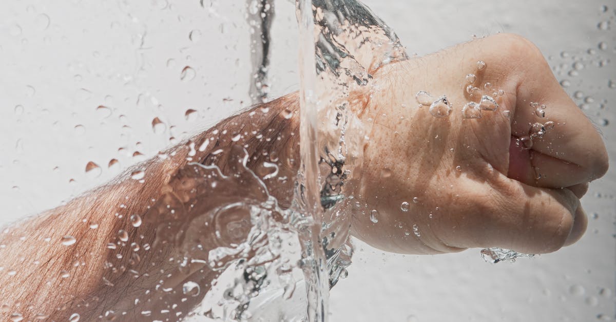 is it okay to wash vegetables by soaking/submerging? - Person's Left Fist Punching Water is it okay to wash vegetables by soaking/submerging? - Person's Left Fist Punching Water