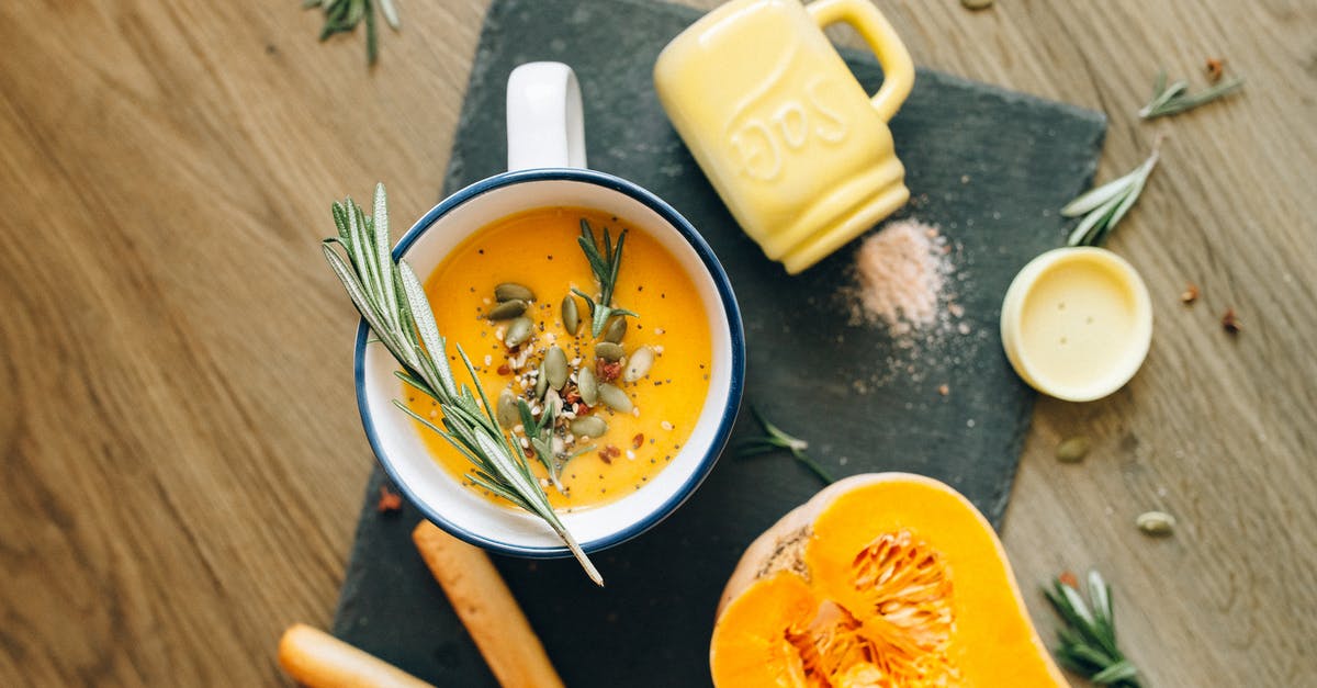 Is it possible to use puree in a siphon whip? - White and Green Ceramic Mug With Soup and Chopsticks Is it possible to use puree in a siphon whip? - White and Green Ceramic Mug With Soup and Chopsticks
