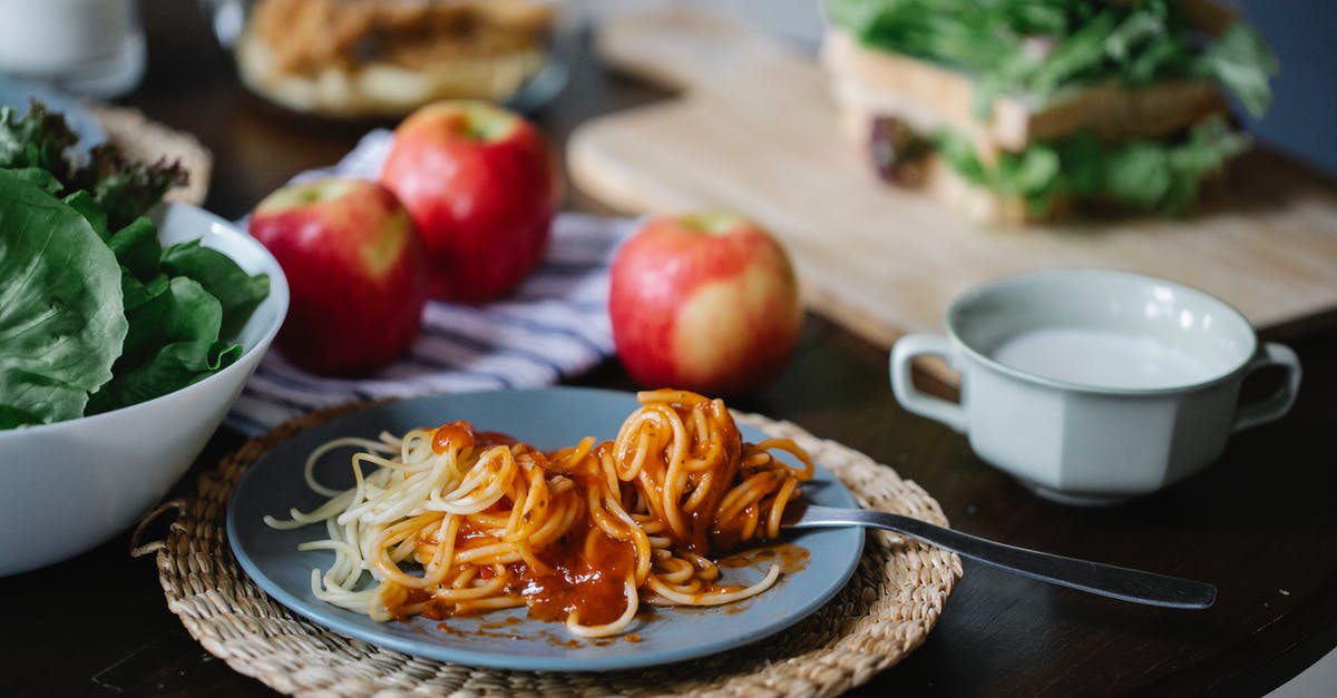 Is it safe to eat an apple cooked inside poultry? - Delicious pasta on served table Is it safe to eat an apple cooked inside poultry? - Delicious pasta on served table