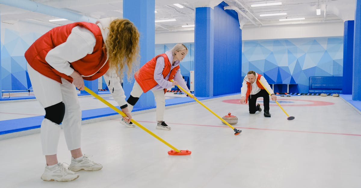 Is it safe to throw frozen meat in marinade? - Full body of sportsman throwing curling stone near sportswomen in activewear sweeping ice sheet with special brooms while playing game Is it safe to throw frozen meat in marinade? - Full body of sportsman throwing curling stone near sportswomen in activewear sweeping ice sheet with special brooms while playing game