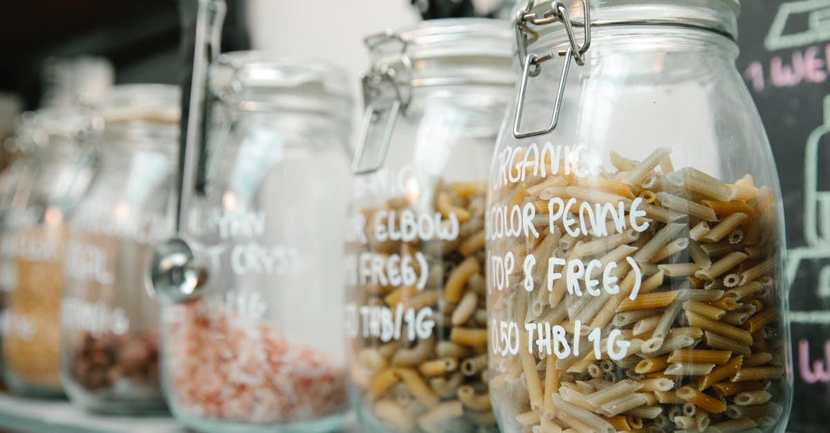 Is my vegan icing shelf stable? - Set of glass jars with pasta and various products Is my vegan icing shelf stable? - Set of glass jars with pasta and various products