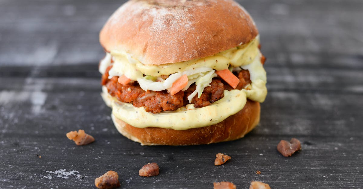 Is old barbeque sauce safe to eat? - Delicious hamburger with sauce and meat patty Is old barbeque sauce safe to eat? - Delicious hamburger with sauce and meat patty