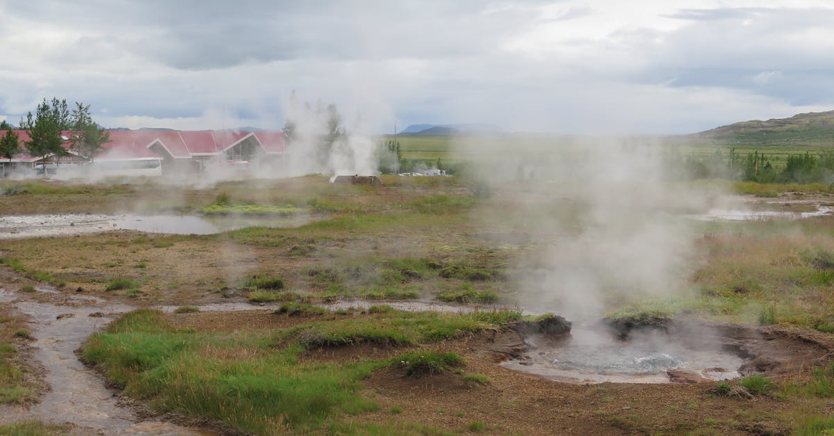 Is steam lost in boiling negligible? -
Hot Springs on a Field Is steam lost in boiling negligible? -
Hot Springs on a Field