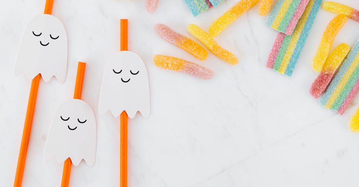 Is sugar a thickening agent? - Orange Straws with Ghost Decorations and Colorful Jelly Candy Is sugar a thickening agent? - Orange Straws with Ghost Decorations and Colorful Jelly Candy