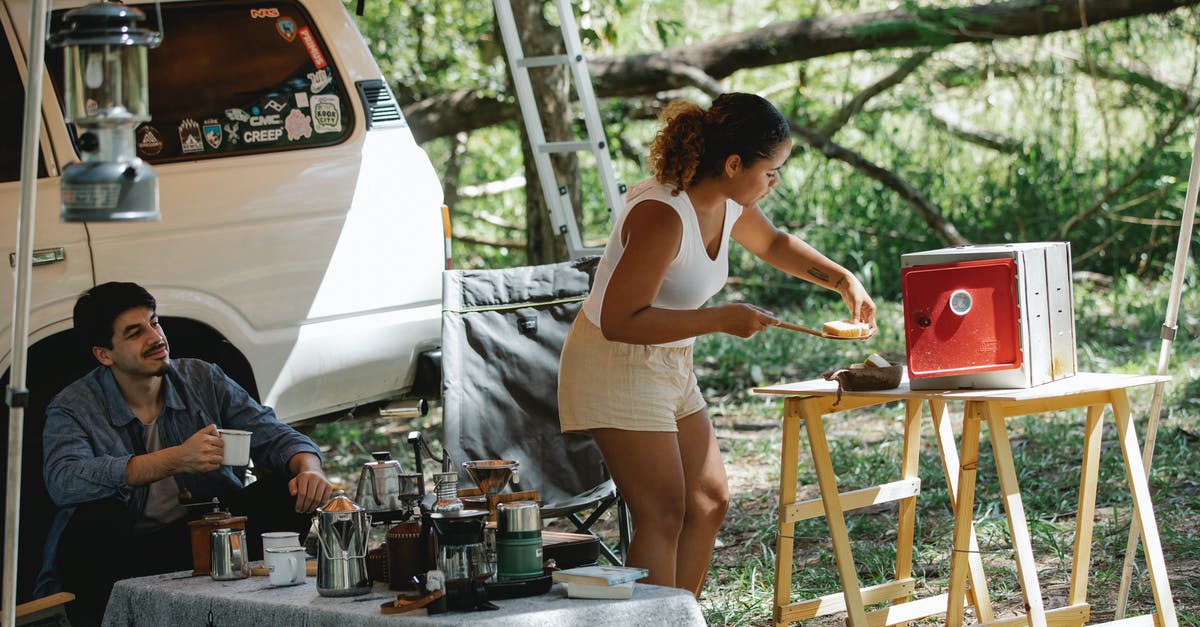 Is there such thing as letting bread rest for too long? - Young ethnic woman preparing sandwiches in portable stove during picnic with boyfriend Is there such thing as letting bread rest for too long? - Young ethnic woman preparing sandwiches in portable stove during picnic with boyfriend