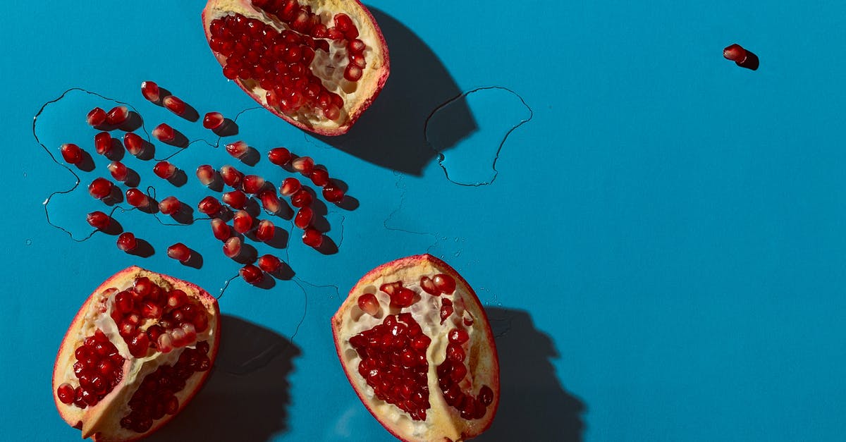 Is this Pomegranate Molasses rescuable? - Red and White Ice Cream on Blue Surface Is this Pomegranate Molasses rescuable? - Red and White Ice Cream on Blue Surface