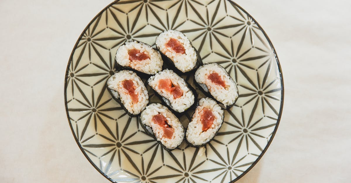 Japanese Ingredient question - Delicious sushi served on plate Japanese Ingredient question - Delicious sushi served on plate