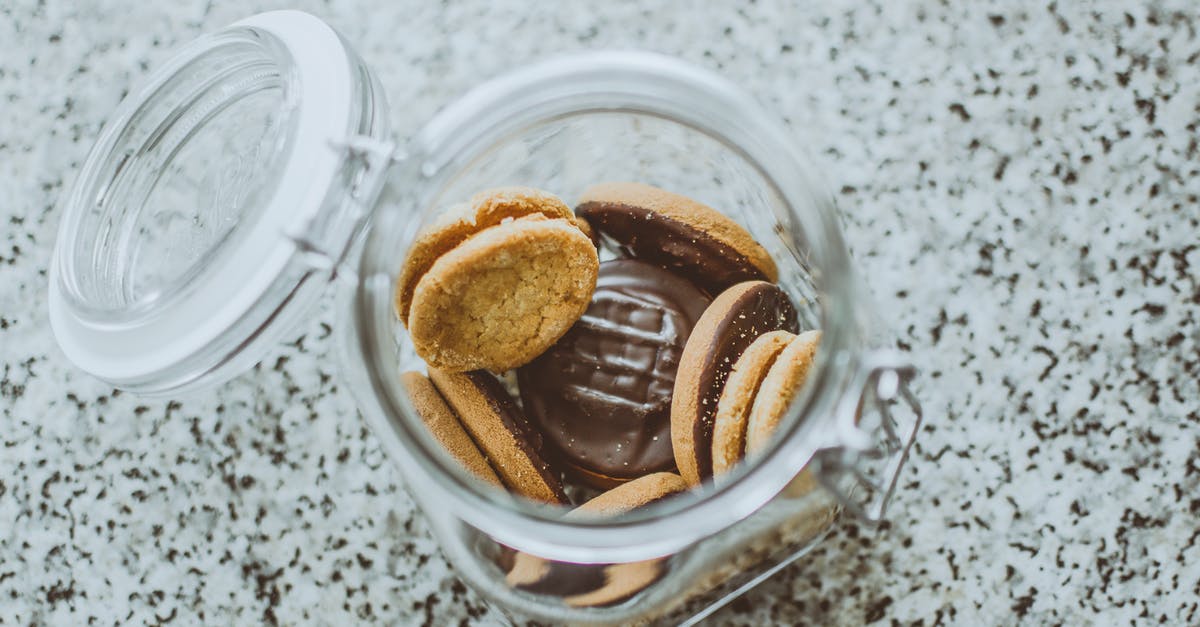 Jar opened once - is it still good for pickling? - Photo of Chocolate Cookies in Jar Jar opened once - is it still good for pickling? - Photo of Chocolate Cookies in Jar