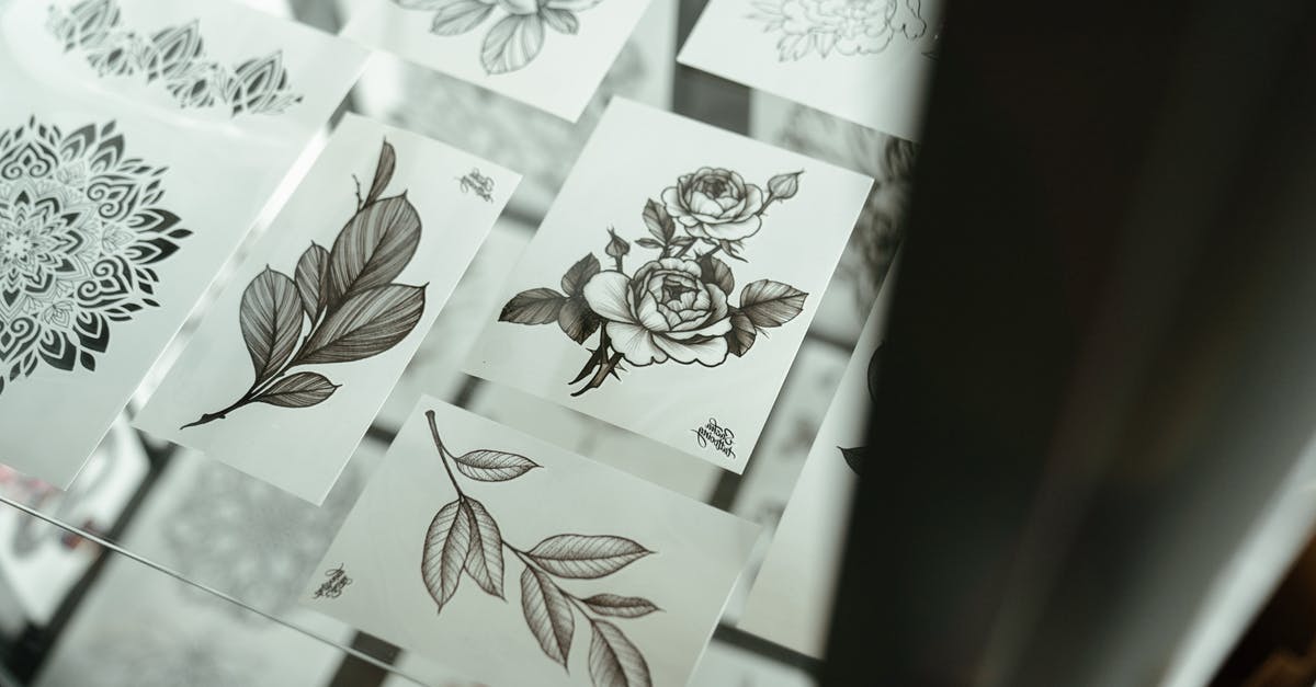 Julienne applications - White and Green Floral Textile Julienne applications - White and Green Floral Textile