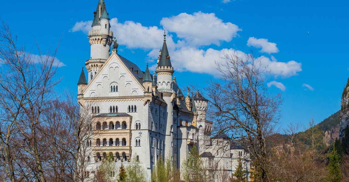 Käsespätzle like the ones in Bavaria - View of the Neuschwanstein Castle in Bavaria Germany Käsespätzle like the ones in Bavaria - View of the Neuschwanstein Castle in Bavaria Germany