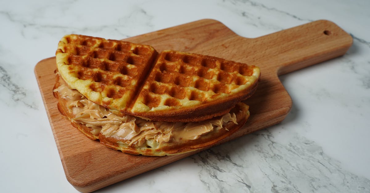Keeping a sugar solution in the fridge - Waffle on Brown Wooden Tray Keeping a sugar solution in the fridge - Waffle on Brown Wooden Tray