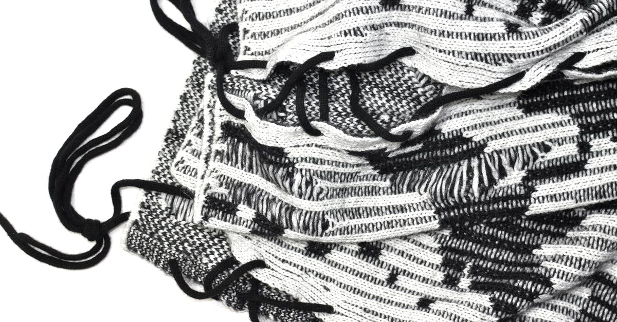 Lace cookies TOO thin? - Warm textile scarf in modern studio