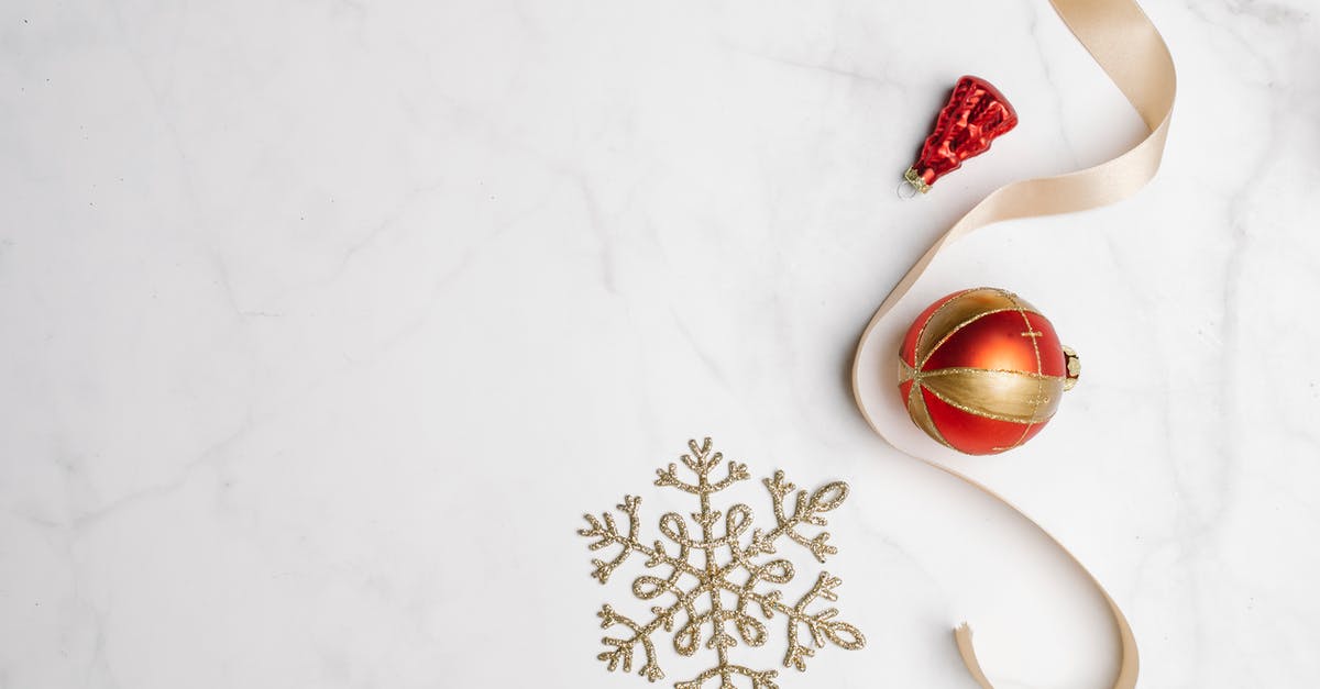 Lace cookies TOO thin? - Baubles and Christmas decor on white background
