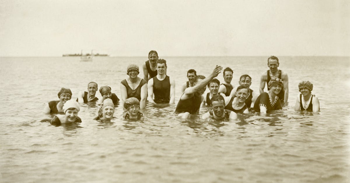 Leaving hard boiled eggs in water for several hours - Grayscale Photo of Group of People on Water Leaving hard boiled eggs in water for several hours - Grayscale Photo of Group of People on Water