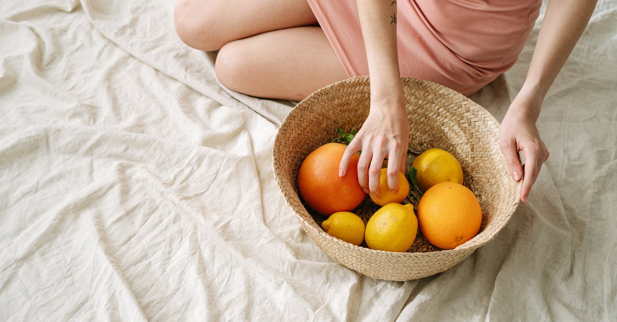 Lemons and oranges coated with imazalil - A Woman Holding a Basket with Citrus Fruits Lemons and oranges coated with imazalil - A Woman Holding a Basket with Citrus Fruits