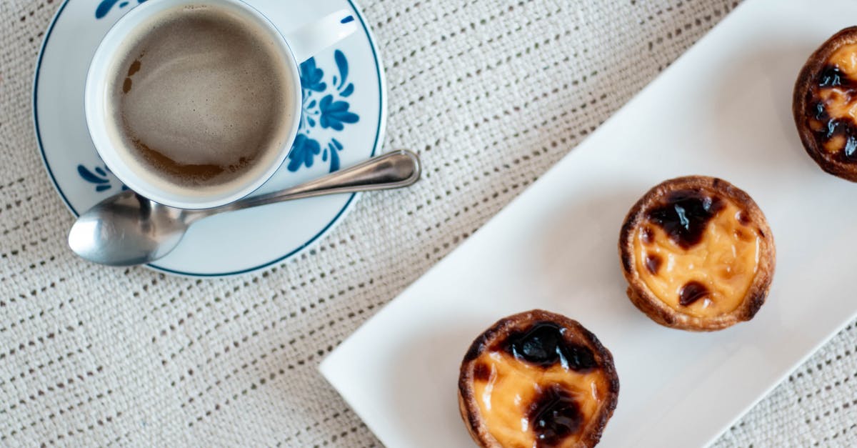 Macarons//egg whites with sugar are not sifting - Baked Egg Tarts on a Rectangular Tray Near a Cup of Tea on a Saucer Macarons//egg whites with sugar are not sifting - Baked Egg Tarts on a Rectangular Tray Near a Cup of Tea on a Saucer