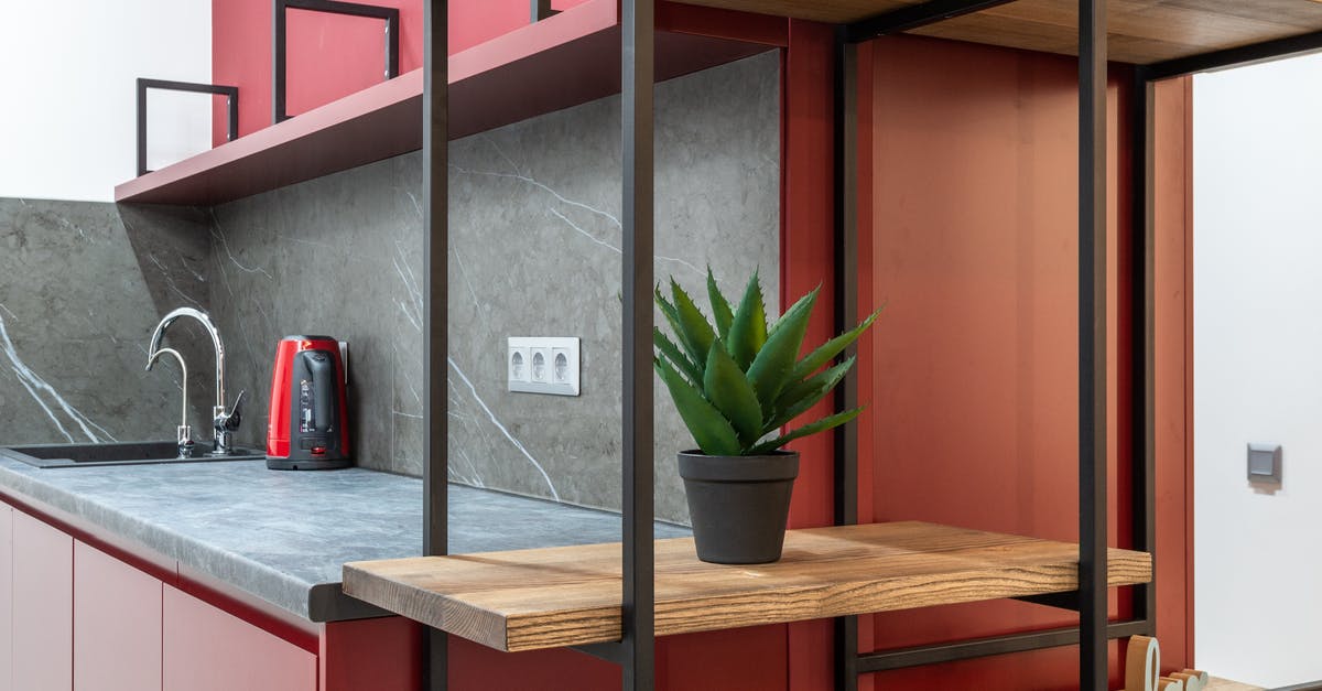 Make espresso in office kitchen- just have a kettle and microwave? - Interior of modern organization with wooden shelves with potted green cactus next to open kitchen with cupboards Make espresso in office kitchen- just have a kettle and microwave? - Interior of modern organization with wooden shelves with potted green cactus next to open kitchen with cupboards