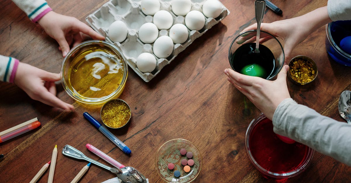 Making butter at home - Kids Making DIY Easter Eggs Making butter at home - Kids Making DIY Easter Eggs