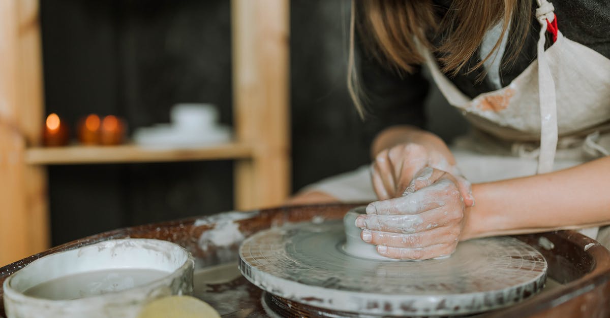 making instant yeast rise higher/more - Person Making a Round White Ceramic Plate