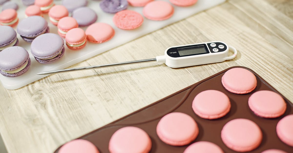Making Pâté à bombe without sugar thermometer - Process of making macaroons with cooking thermometer Making Pâté à bombe without sugar thermometer - Process of making macaroons with cooking thermometer