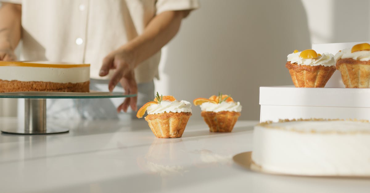 Making "long(er)-life" homemade mayonnaise - Cupcakes on White Surface Making "long(er)-life" homemade mayonnaise - Cupcakes on White Surface