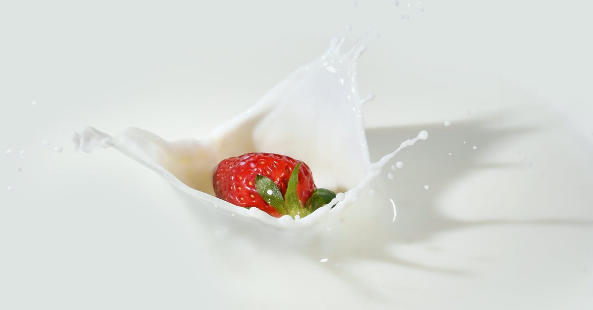 Marinating in yogurt - Strawberry Drop on Milk