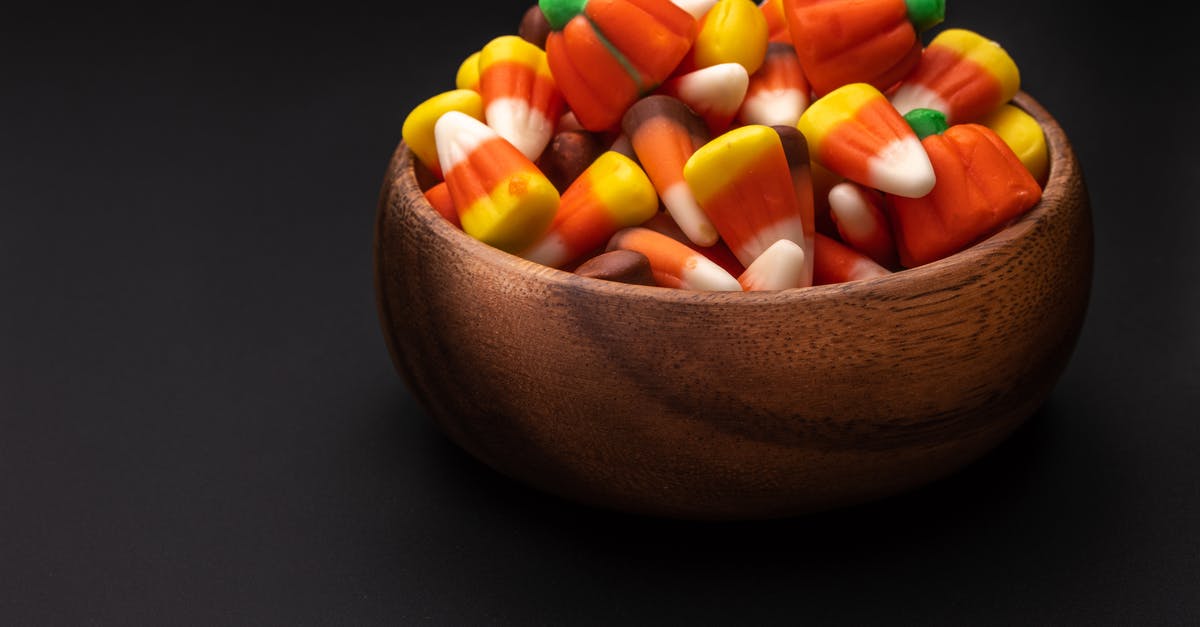 Material of my mixing bowl - Round shaped wooden bowl with pile of assorted bright gummy candies with ribbed surface Material of my mixing bowl - Round shaped wooden bowl with pile of assorted bright gummy candies with ribbed surface