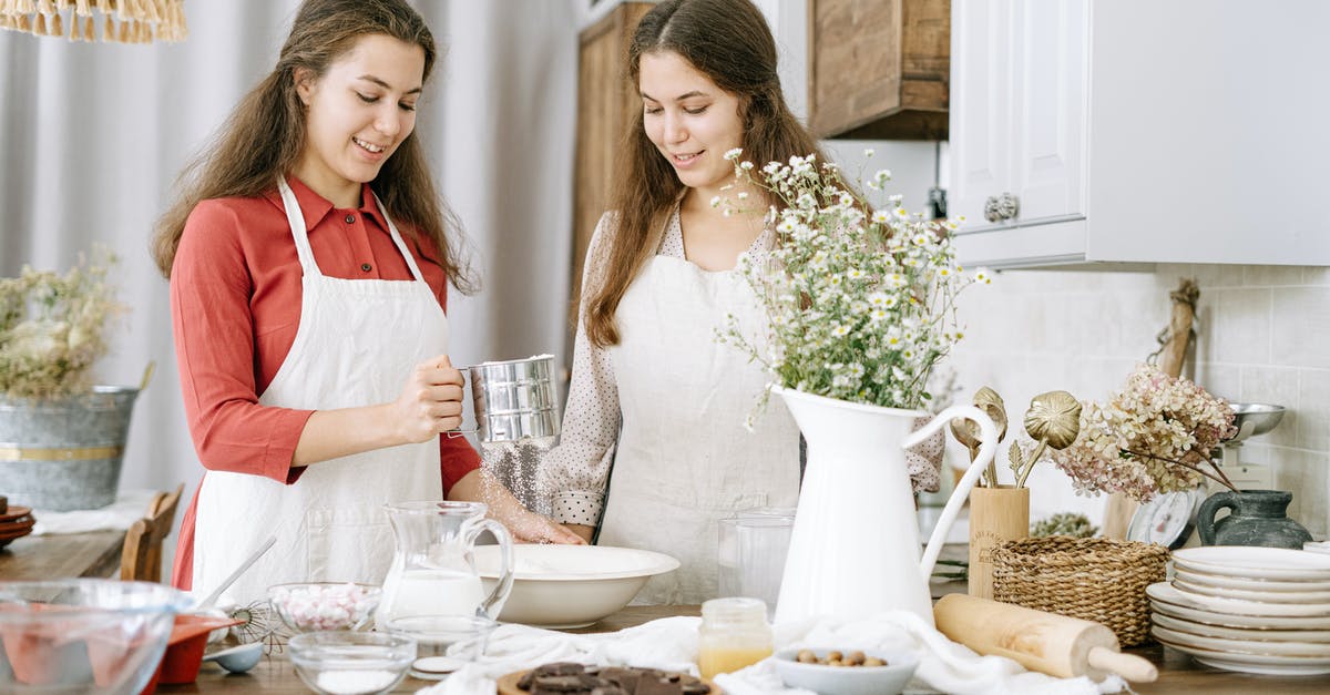 Meaning of 'sift together' - Women Standing at the Table Meaning of 'sift together' - Women Standing at the Table